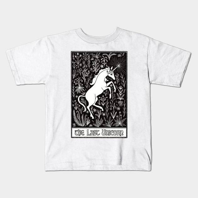 The Last Unicorn Kids T-Shirt by Thistle Moon